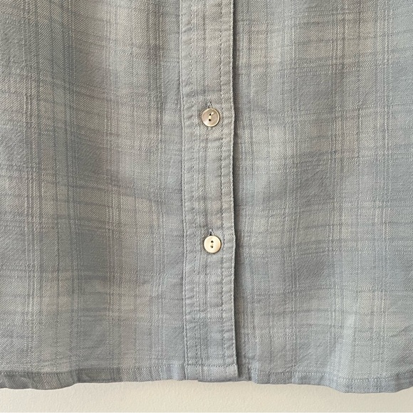 WRAP London Wool Blend Ruffled Button Down Shirt Top - Picture 4 of 15